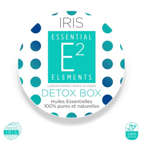 Detox Box pour Diffuseur IRIS aux 25 Huiles Essentielles | E2 Essential Elements