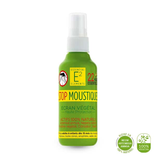 E2 Stop Moustiques Répulsif Insectes 100% Naturel | E2 Essential Elements