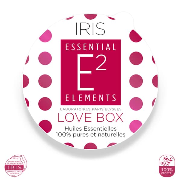 Love Box pour Diffuseur IRIS aux 24 Huiles Essentielles | E2 Essential Elements